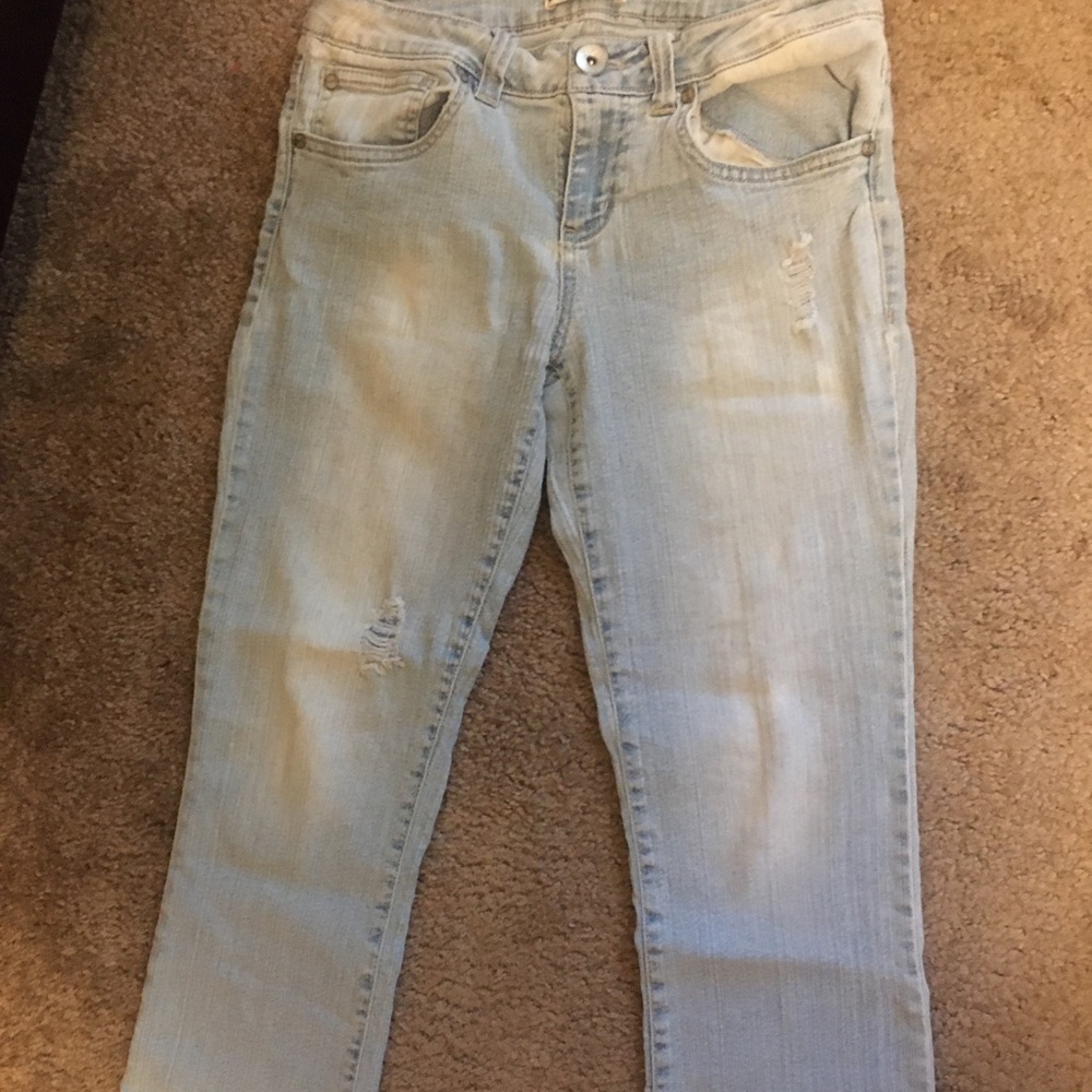 LEI blue Jean capris